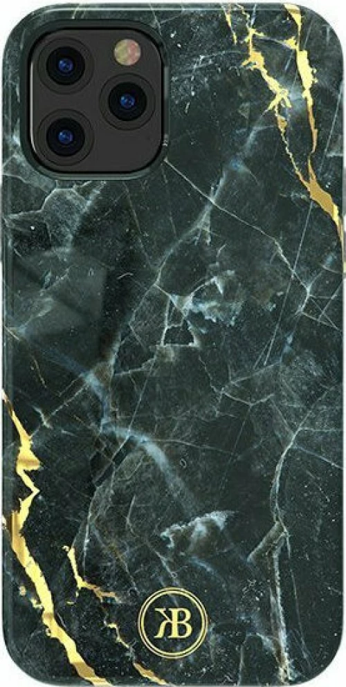 Kingxbar Marble Series Back Cover Μαύρο (iPhone 12 Pro Max)