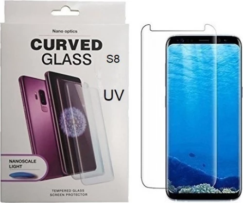 Samsung Galaxy S8 – Nanoscale Tempered Glass with UV Light Clear (Με πλήρη εφαρμογή σε όλα τα σημεία και όχι μόνο στις άκρες.)