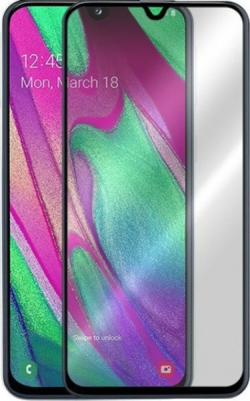 Full Glue Full Face Tempered Glass Black (Galaxy A40)