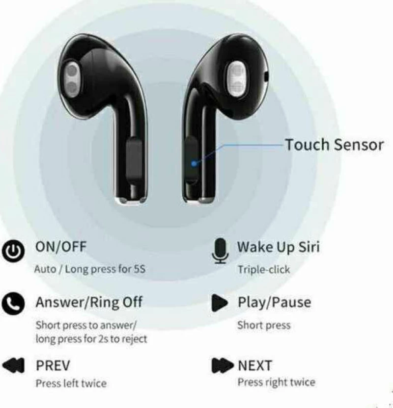 Awei T17 Earbud Bluetooth Handsfree Μαύρο