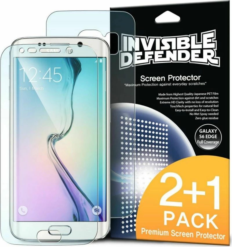 Μεμβράνη Προστασίας Fullcover Rearth για Samsung G925F Galaxy S6 Edge