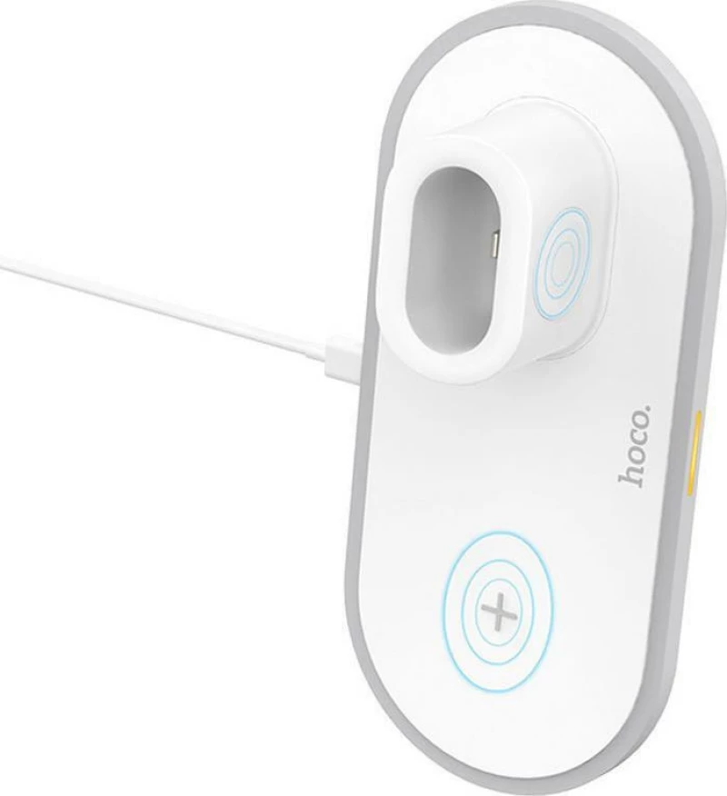 Hoco Wireless Charging Pad (Qi) Λευκό (CW21)