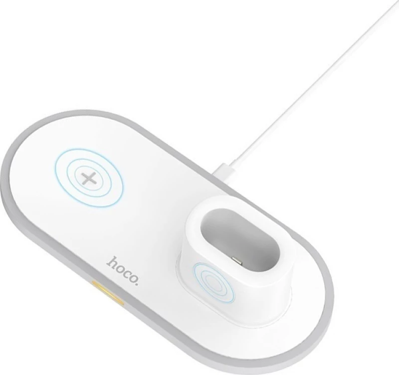 Hoco Wireless Charging Pad (Qi) Λευκό (CW21)