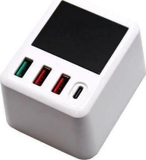 3x USB-A & USB-C Wall Adapter Λευκό (WLX-A9T)