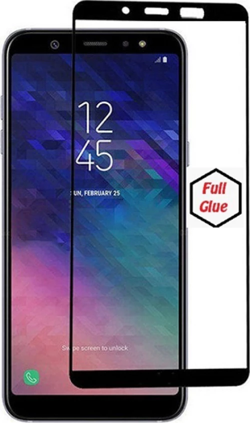 Full Glue Full Face Tempered Glass Black (Galaxy A6 2018)