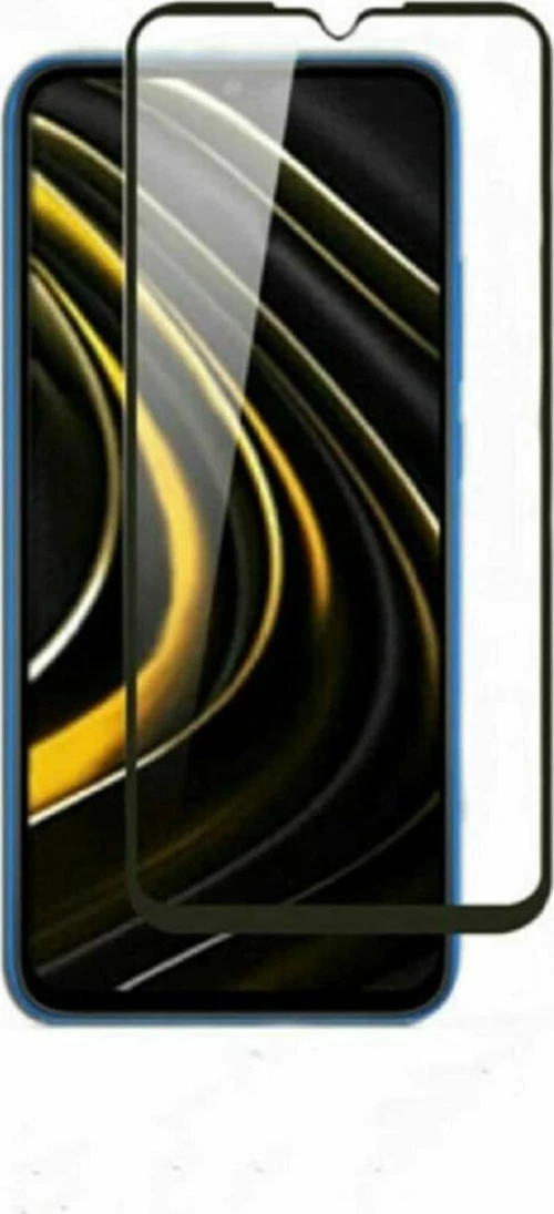 Xiaomi Poco M3 - Full Face Tempered Glass Black 9H 5D (Με πλήρη εφαρμογή σε όλα τα σημεία και όχι μόνο στις άκρες.)