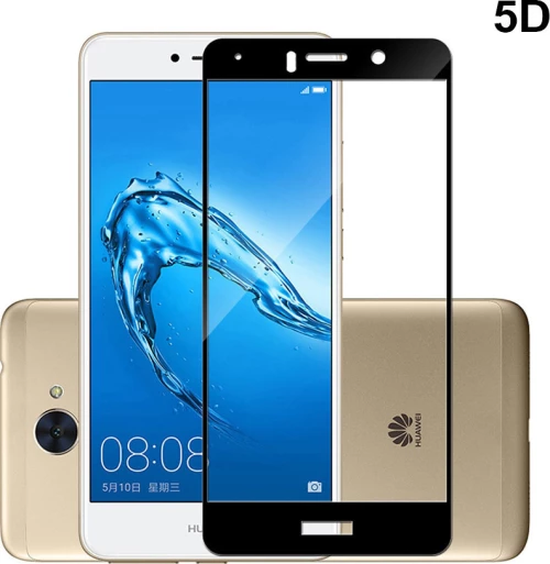Powertech 5D Full Glue Tempered Glass Black (Huawei Y7/Y7 Prime (2017))