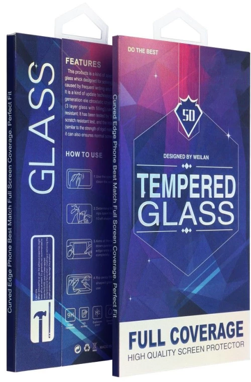 S20 FULL COVER BLACK TEMPERED GLASS (OEM)