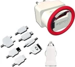 Approx Wall & Car Adapter Set Λευκό (APPUMCV3)