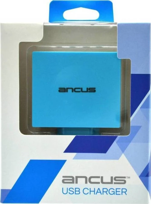 4x USB Wall Adapter Μπλε (5210029034619)