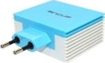 4x USB Wall Adapter Μπλε (5210029034619)