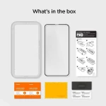 Spigen AlignMaster Full Face Tempered Glass Μαύρο (iPhone 11 Pro Max)