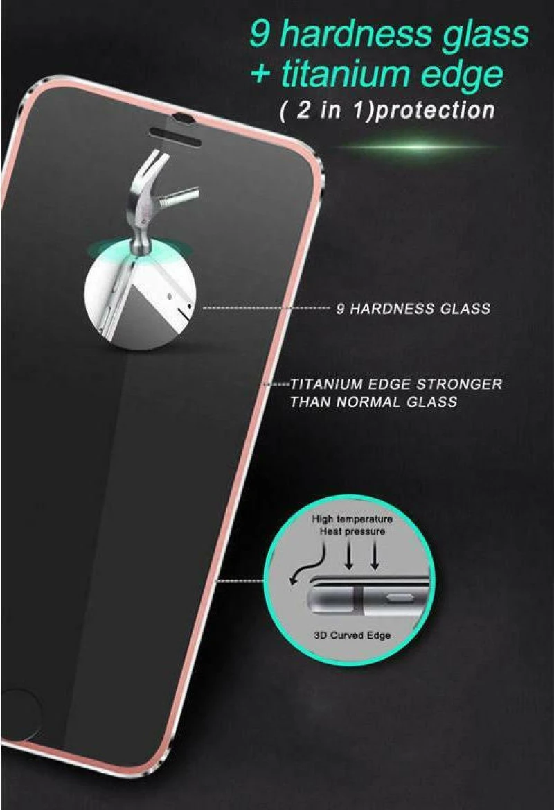 Powertech 3D Full Face Tempered Glass Titanium Black (iPhone X)