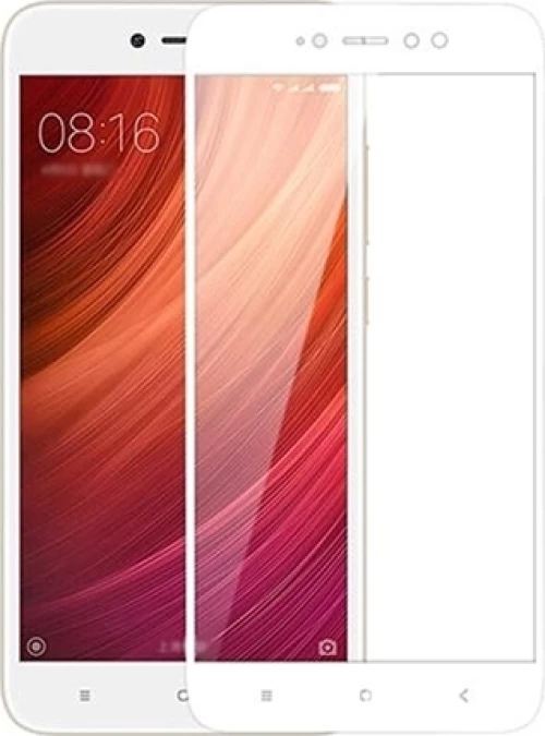 RedShield Full Face Tempered Glass White (Redmi Note 5a/5a Prime)