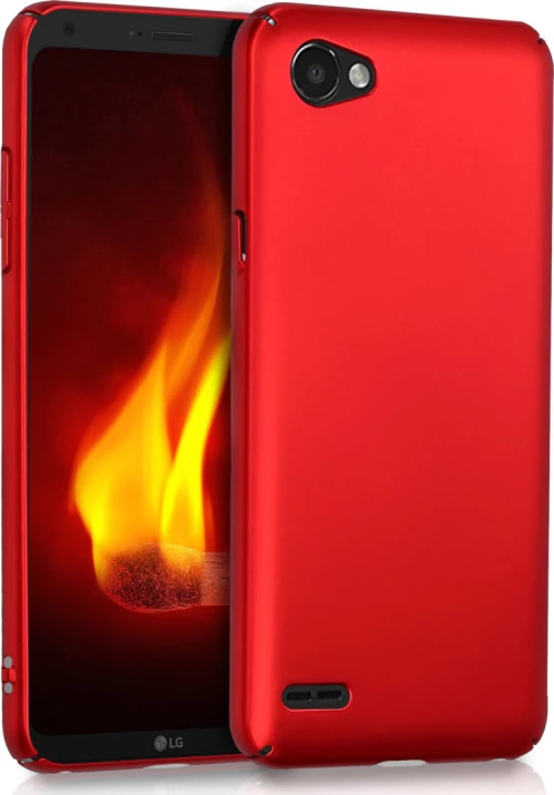 KWmobile Slim Anti-Slip Back Cover Κόκκινο Μεταλλικό (LG Q6)