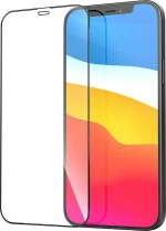 Hoco Flash Attach Silk Full Face Tempered Glass Black (iPhone 12 Pro Max)