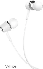 Hoco M70 Graceful In-ear Handsfree με Βύσμα 3.5mm Λευκό