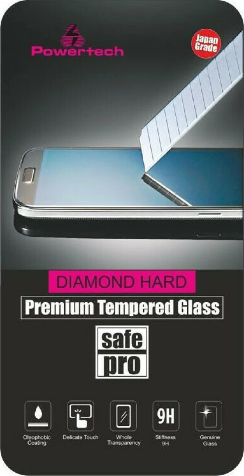 Powertech 9H Tempered Glass Universal 5.3"