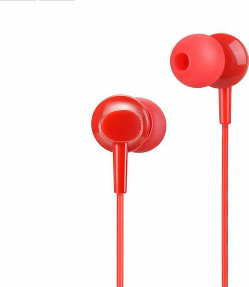 Hoco M14 Initial Sound In-ear Handsfree με Βύσμα 3.5mm Κόκκινο