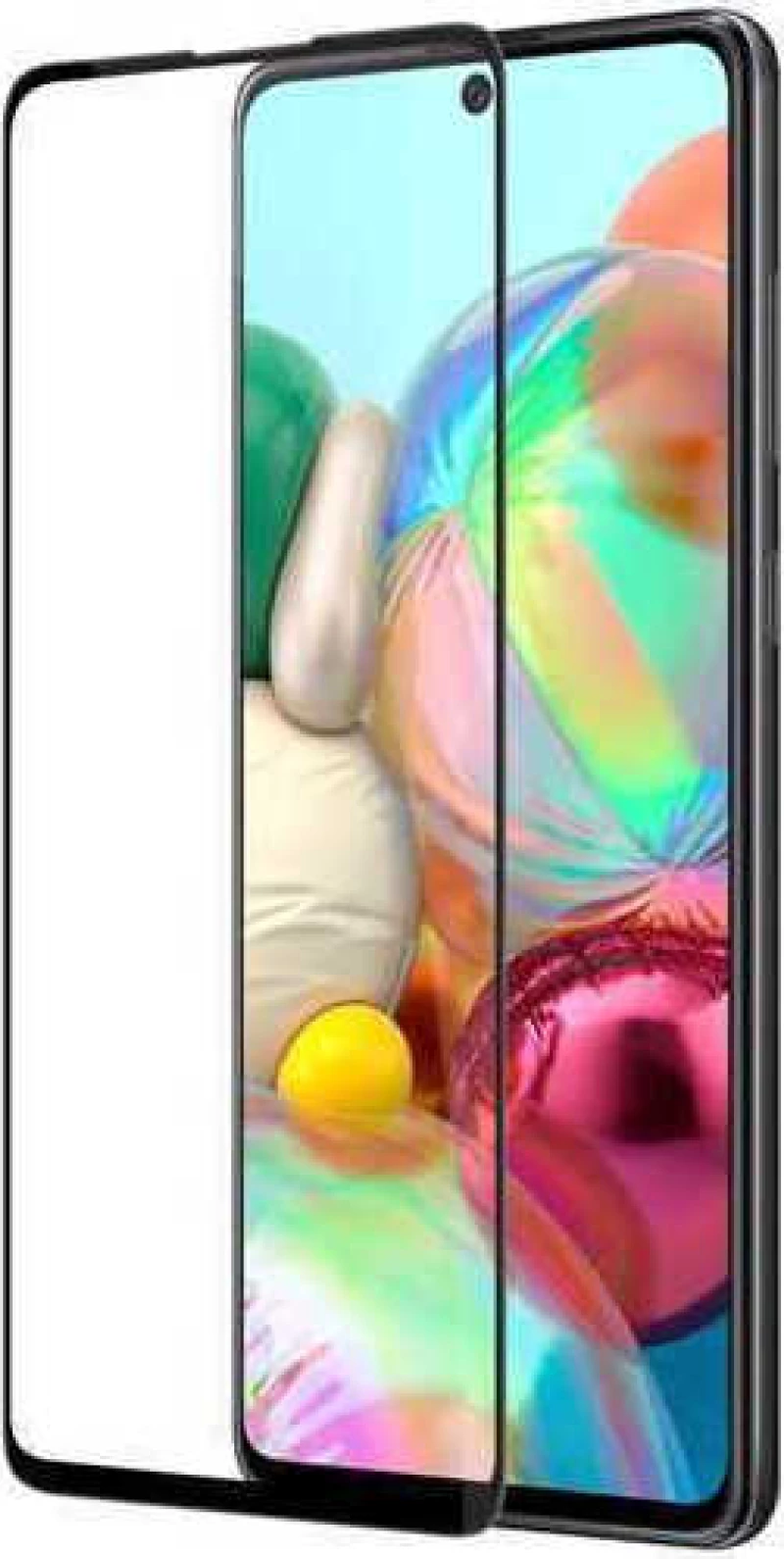 SAMSUNG M515 Galaxy M51 - TEMPERED GLASS 9H Hardness 0,3mm 5D ΜΑΥΡΟ FULL GLUE