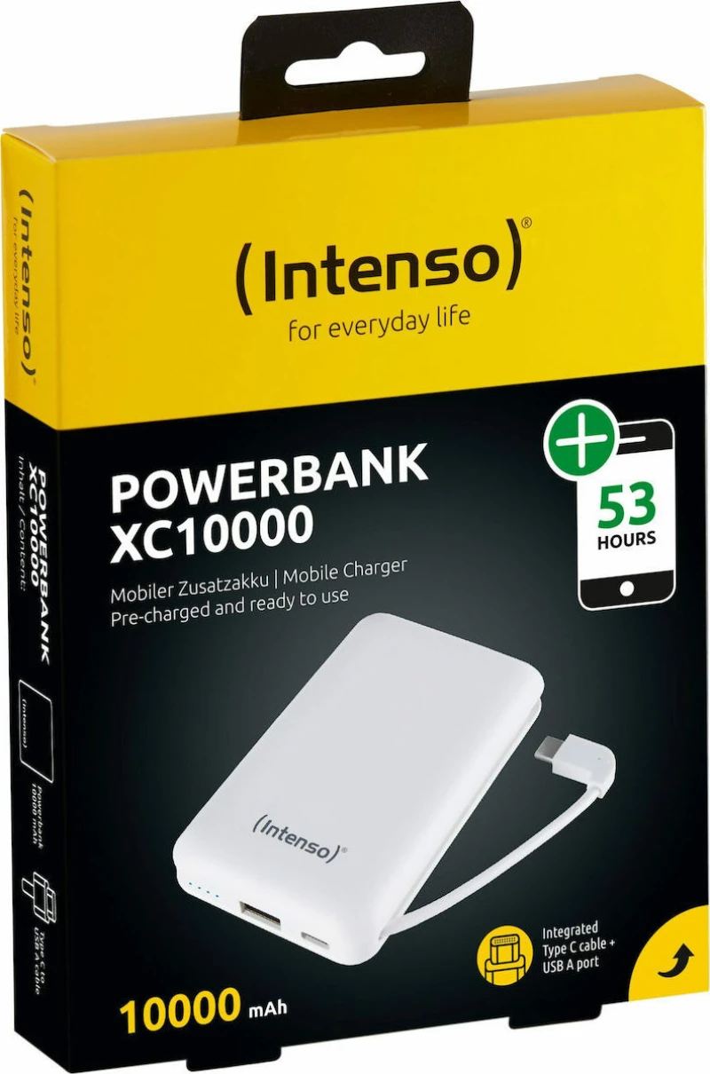 Intenso XC10000 10000mAh Λευκό