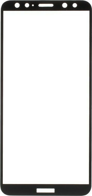 Τζαμάκι Προστασίας Full Tempered Glass για Huawei Mate 10 Lite - Μαύρο