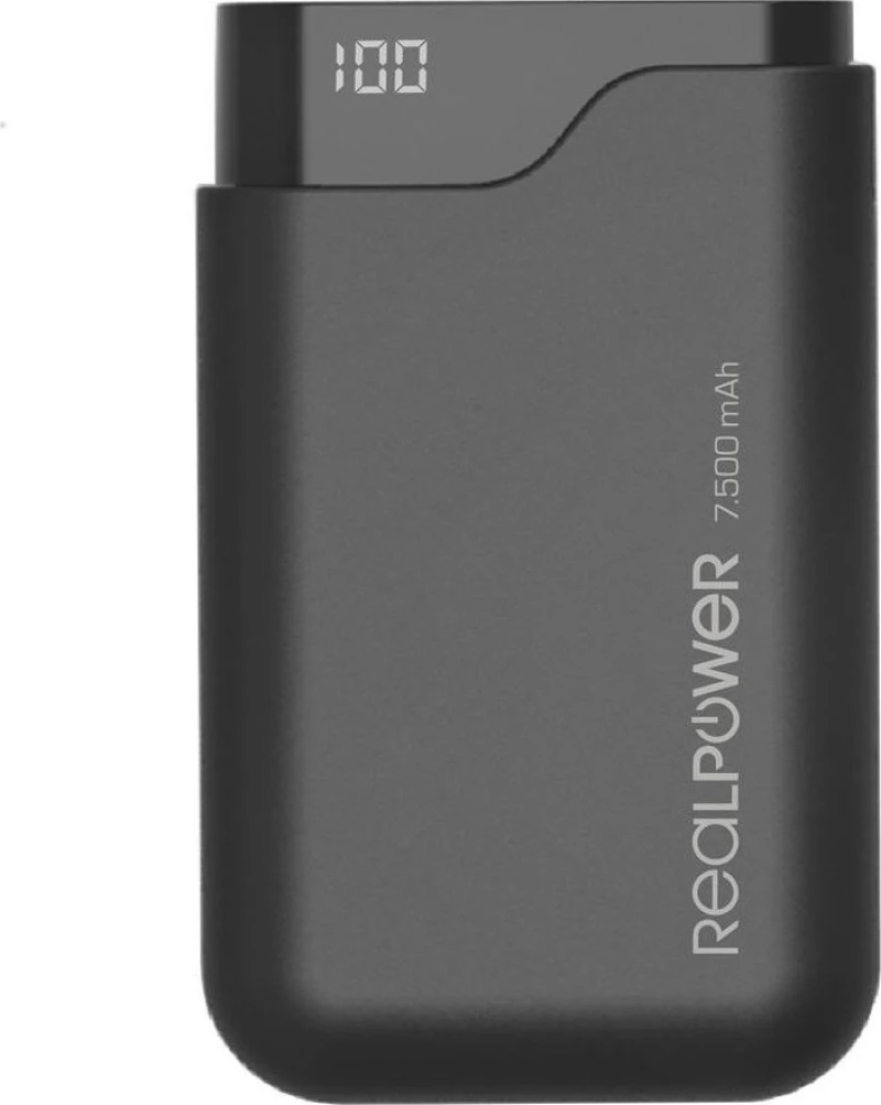 RealPower PB-7500C 7500mAh Μαύρο