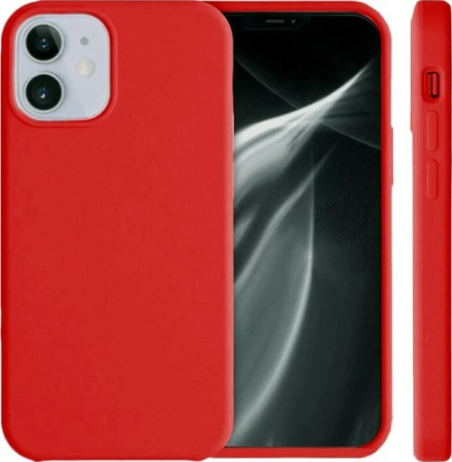 100.0690 ΚΟΚΚΙΝΗ SILICONE SOFT TOUCH CASE IPHONE 12 MINI 5.4