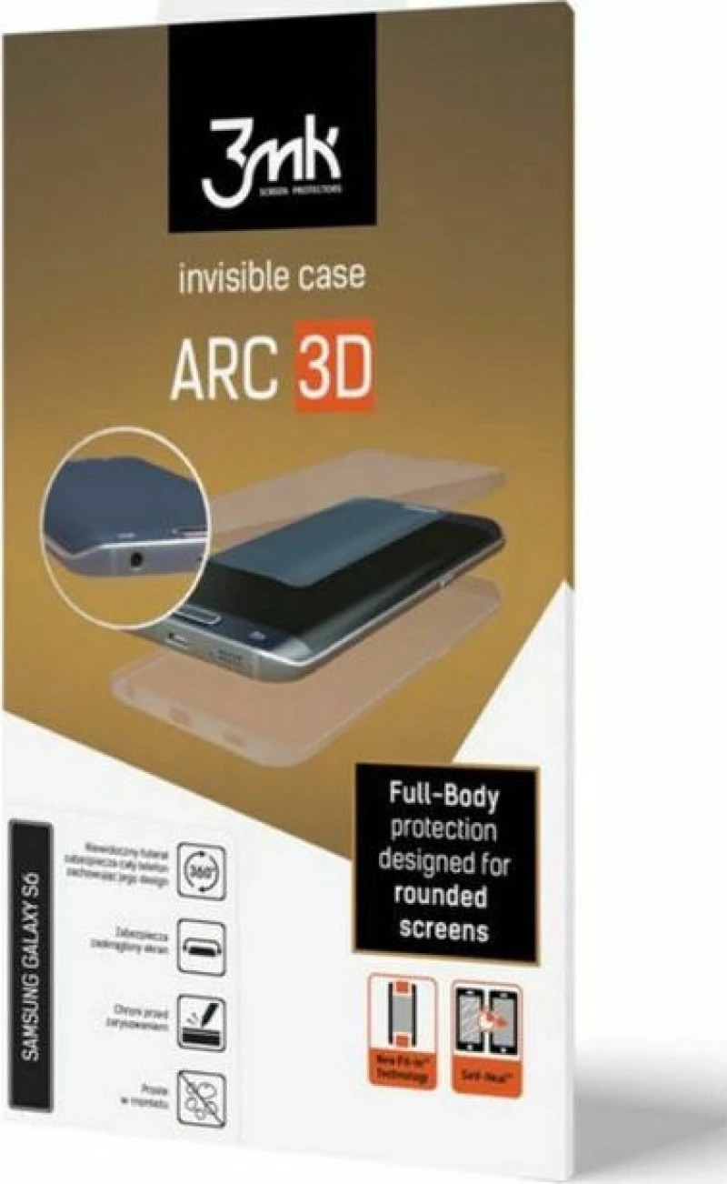 3MK Μεμβάνη προστασίας INVISIBLECASE ARC 3D για Samsung Galaxy S7