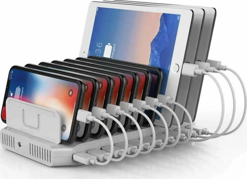 Unitek 10x USB Charging Station Λευκό (Y-2190A)