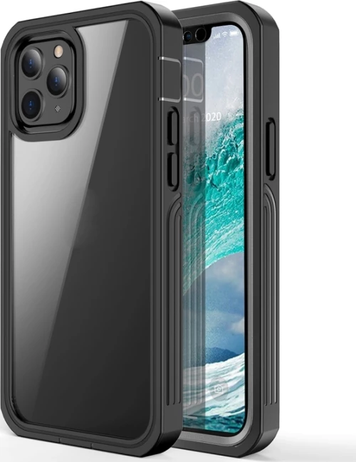 RedPepper Shockproof Scratchproof Dust-proof PC + TPU για iPhone 12/12 Pro - Transparent