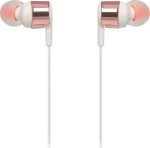 JBL T210 In-ear Handsfree με Βύσμα 3.5mm Ροζ Χρυσό