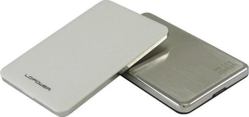 Θήκη Για Σκληρούς Δίσκους 2,5 Sata USB3 LC-Power white 7mm