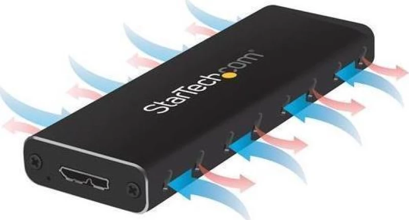 Startech Usb 3.0 M.2 Ssd Enclosure Black Sm2Ngffmbu33