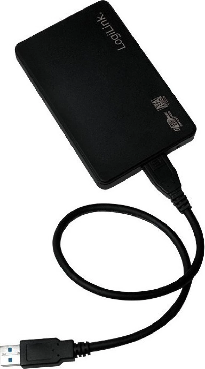 Logilink External Enclosure Hdd 2.5 Sata Usb3.0 Black