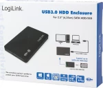 Logilink External Enclosure Hdd 2.5 Sata Usb3.0 Black