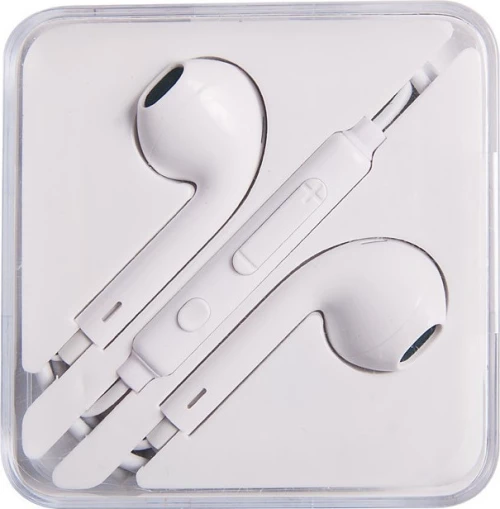 Universal Earpods In-ear Handsfree με Βύσμα 3.5mm Λευκό