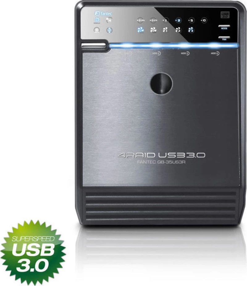 Fantec Qb-35 Us 3 R Black 4Bay Box Raid