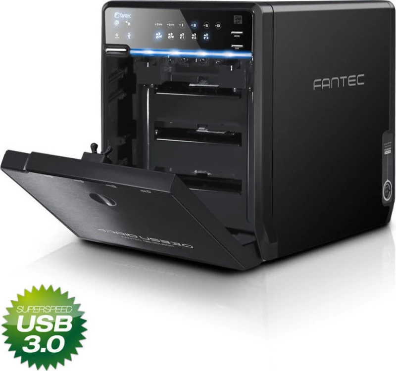 Fantec Qb-35 Us 3 R Black 4Bay Box Raid