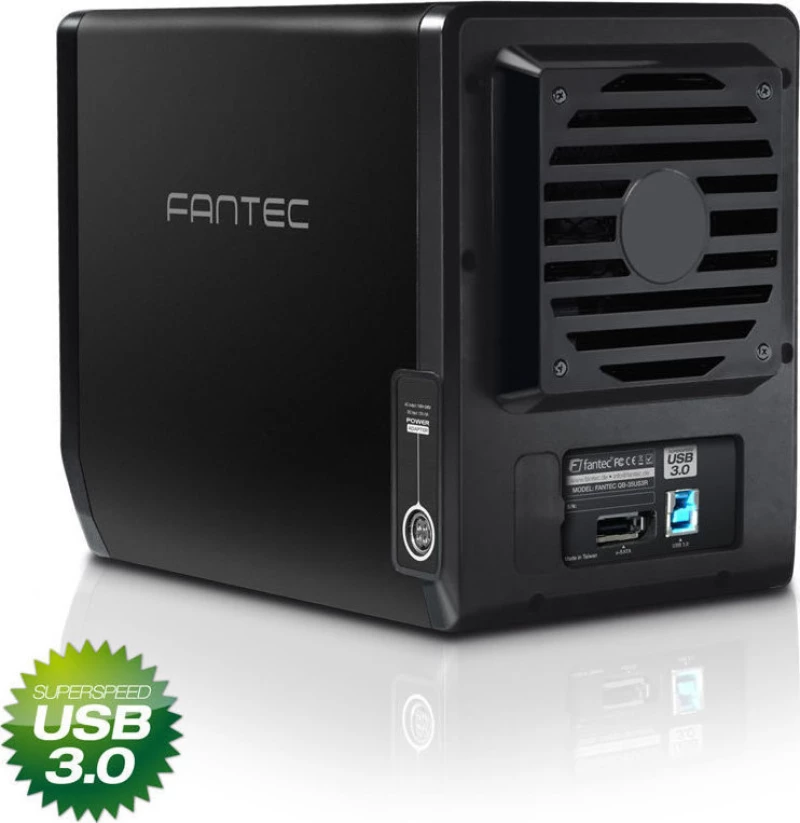 Fantec Qb-35 Us 3 R Black 4Bay Box Raid