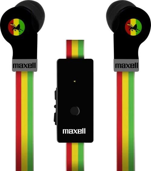 Ακουστικά Handsfree Maxell Flatwire Earphones Trrs 4 Fl-450 Rasta