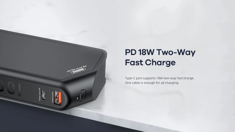 Remax RPP-172 10000mAh Μαύρο