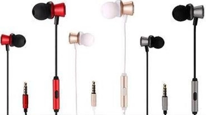 WK Wi-300 In-ear Handsfree με Βύσμα 3.5mm Κόκκινο