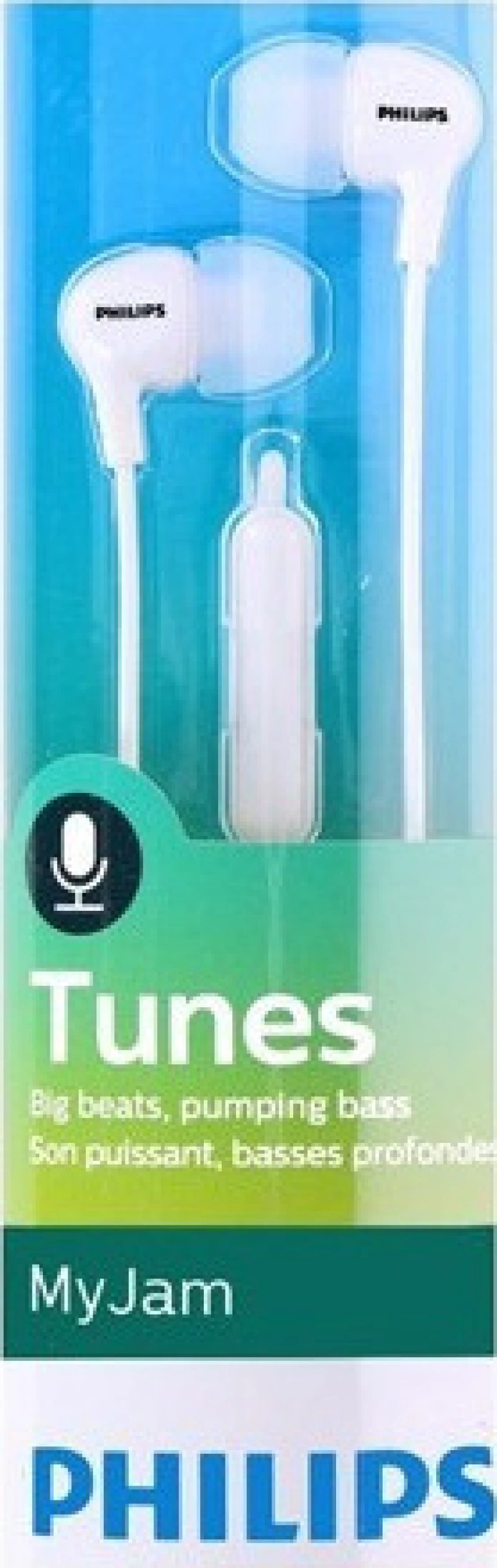 Philips SHE3555 Earbuds Handsfree με Βύσμα 3.5mm Λευκό