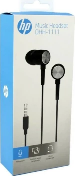 HP DHH-1111 In-ear Handsfree με Βύσμα 3.5mm Μαύρο