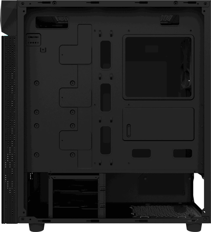 Gigabyte Case C200W Glass Middle Atx Black Usb 3.0