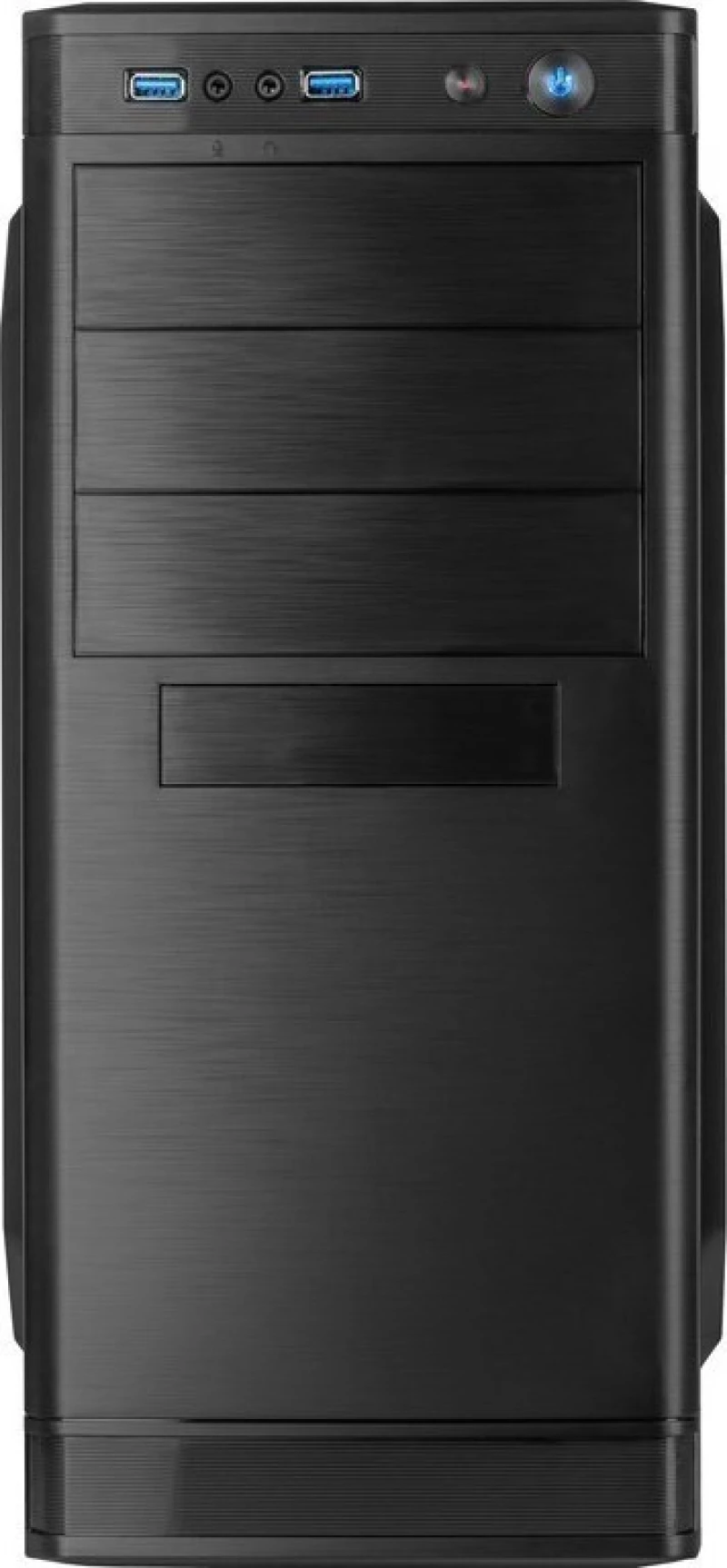 Inter-Tech IT-5905 Midi-Tower Μαύρος (Μαύρο)