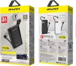 Awei P43K 10000mAh Μαύρο