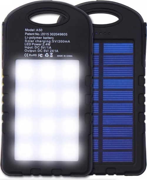 Ηλιακός Φορτιστής & Φωτιστικό Επιβίωσης - Survival Solar Power Bank SPB900