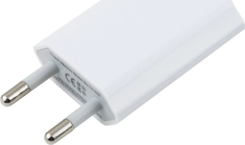 USB Wall Adapter 1A Λευκό